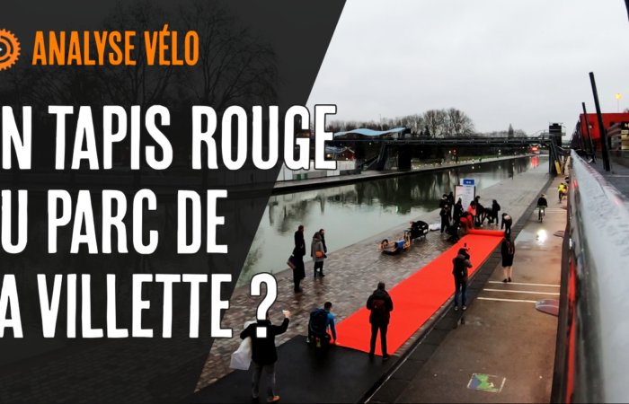 Un tapis rouge pour les cyclistes du parc de La Villette ?