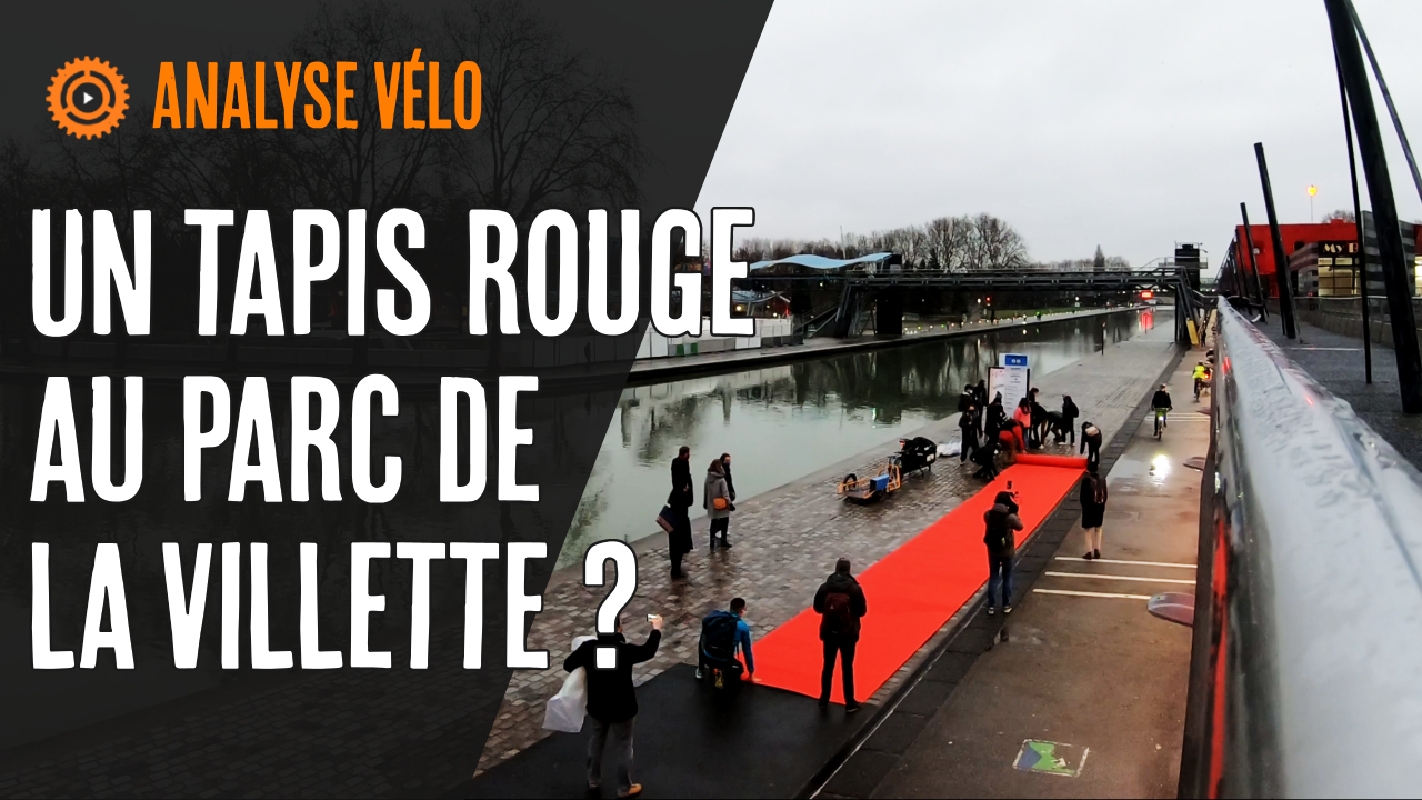 Un tapis rouge pour les cyclistes du parc de La Villette ?